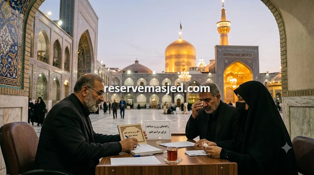 راهنمای رزرو مساجد برای مراسم ختم در مشهد