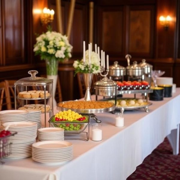 Catering and providing ceremony supplies